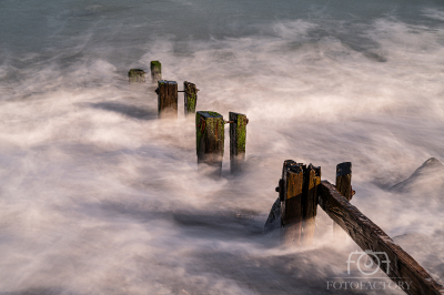Breakers on Youghal strand