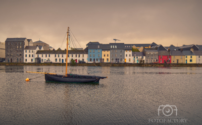 Cloudy morning at Claddagh, Galway, Ireland 