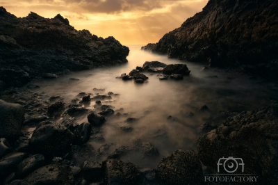 Sunrise at Charco del Palo, Lanzerote, Canary Islands, Spain 