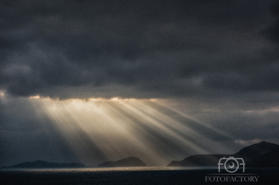 Beams over the Blaskets