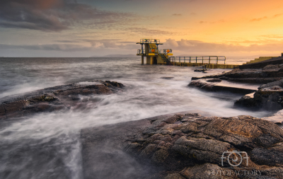 Blackrock diving tower at Salthill beach 