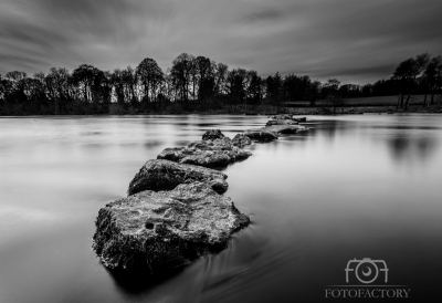 Castleconnell stepping stones B&W