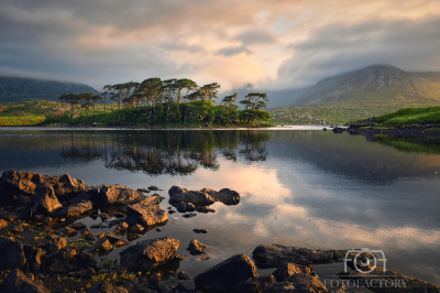 Derryclare and twelve pines island 