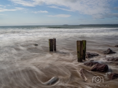 Incoming tide on Youghal Strand