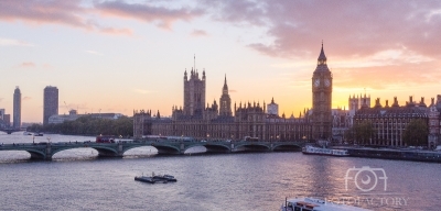 London Skyline at Sunset