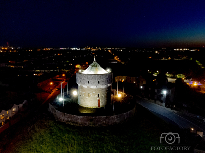 Millmount Tower at Night