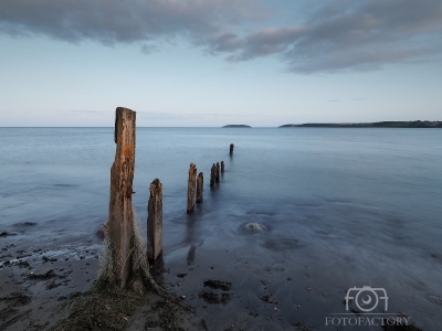 Pilmore Groynes at Sunset