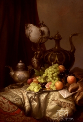 Still life with a teapot