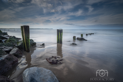 Summer evening evening on Youghal Strand 