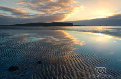 Sunrise at Silverstrand beach 