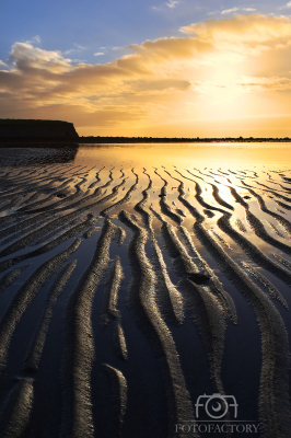 Sunrise at Silverstrand beach 