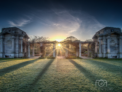 Sunrise in Memorial Gardens