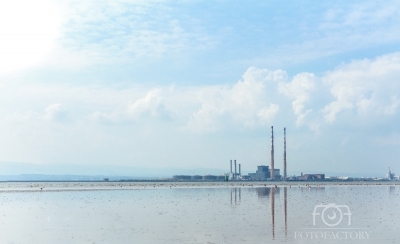 The Poolbeg Chimneys Reflection